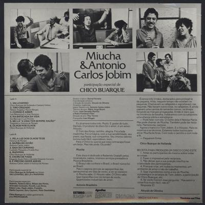 Miúcha e Tom Jobim (contracapa de disco)