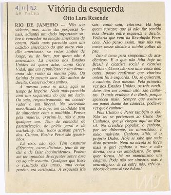 Vitória da esquerda