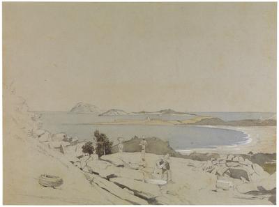 (Praia de Copacabana vista do forte do Leme)