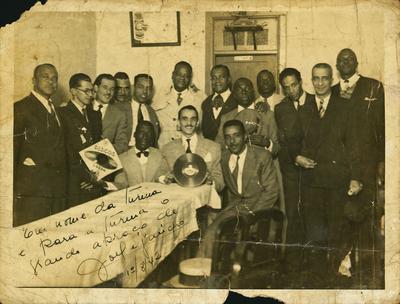 Joel e Gaúcho com Pixinguinha, João da Baiana, Bide e Marçal