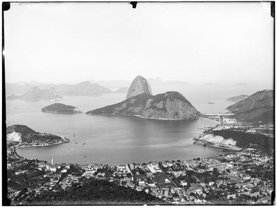 Vista da Baía de Guanabara, com destaque para o Pão de Açúcar