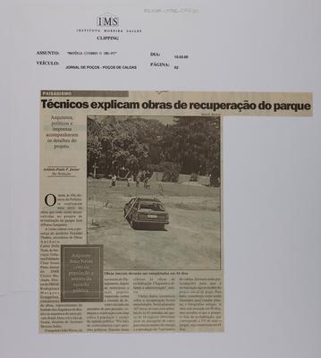 Técnicos explicam obras de recuperação do Parque