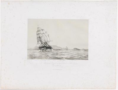 Der Riese an der Einfahrt in die Bucht von Rio Janeiro den 5" Septbr. 1842