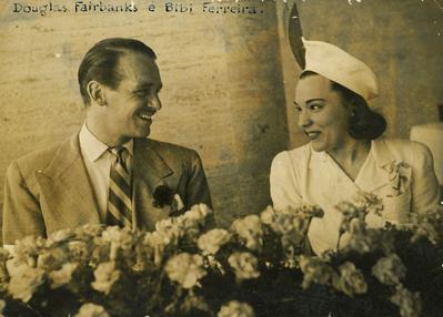 Douglas Fairbanks, Jr. e Bibi Ferreira