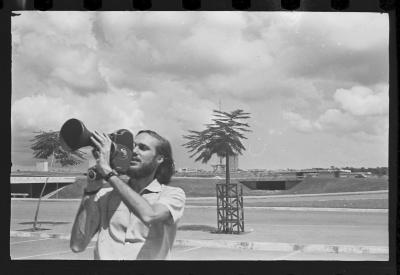 Brasília com Hermano Penna, filmagens para Aloísio Leite ou TV alemã