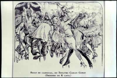 Baile de Carnaval (desenho - reprodução)