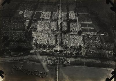 Vista aérea do Cemitério do Caju