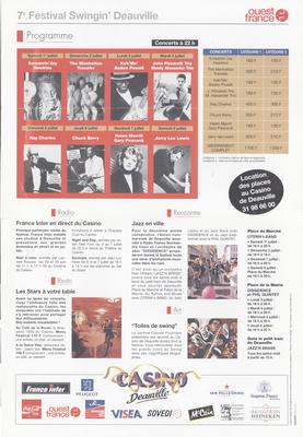 7º Festival Swingin Deauville 95, em Deauville, França