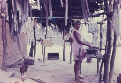 Vila de pescadores no litoral sul, próximo ao Quilombo de Sibaúma
