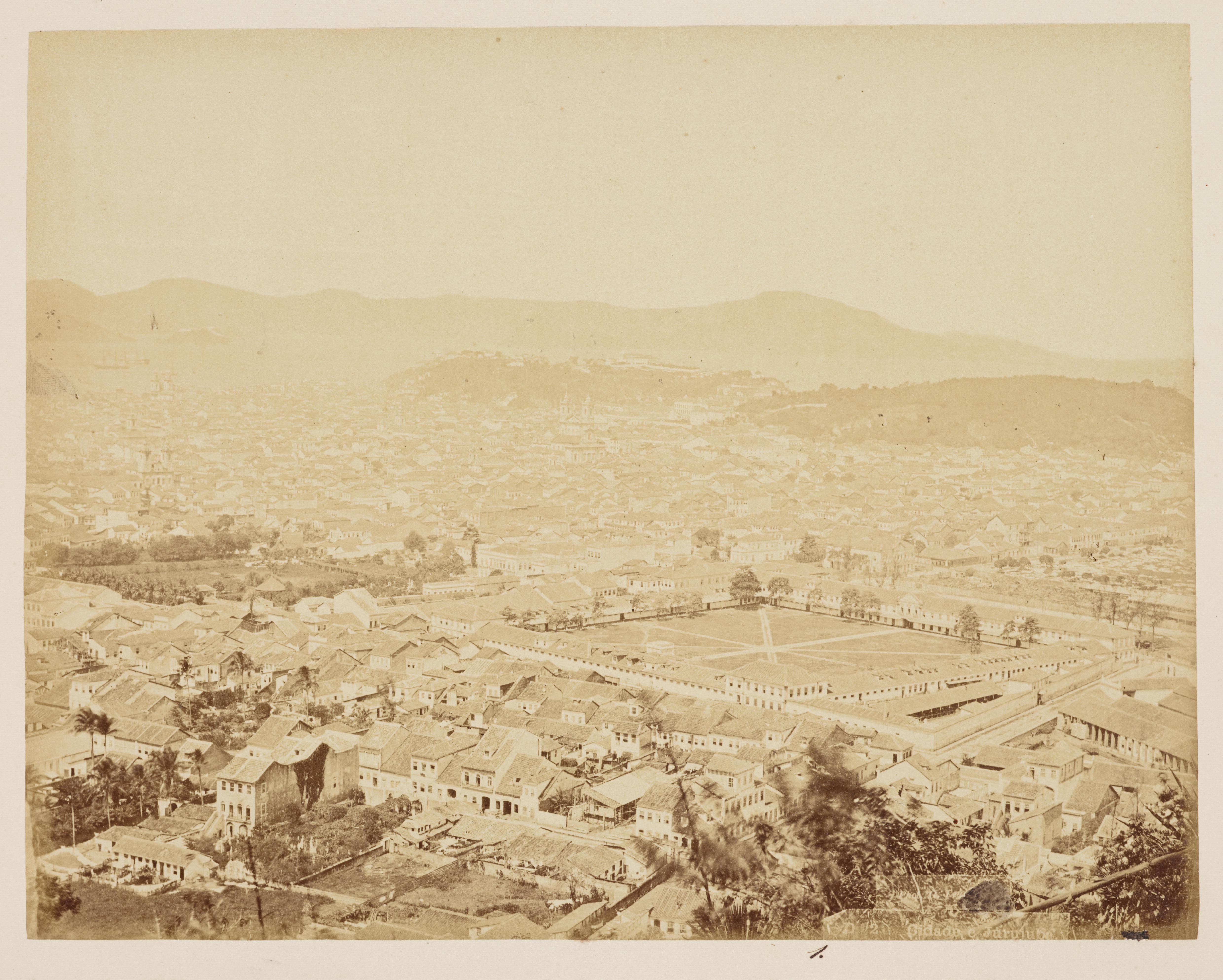 Campo de Santana e arredores; a partir do Morro da Previdência