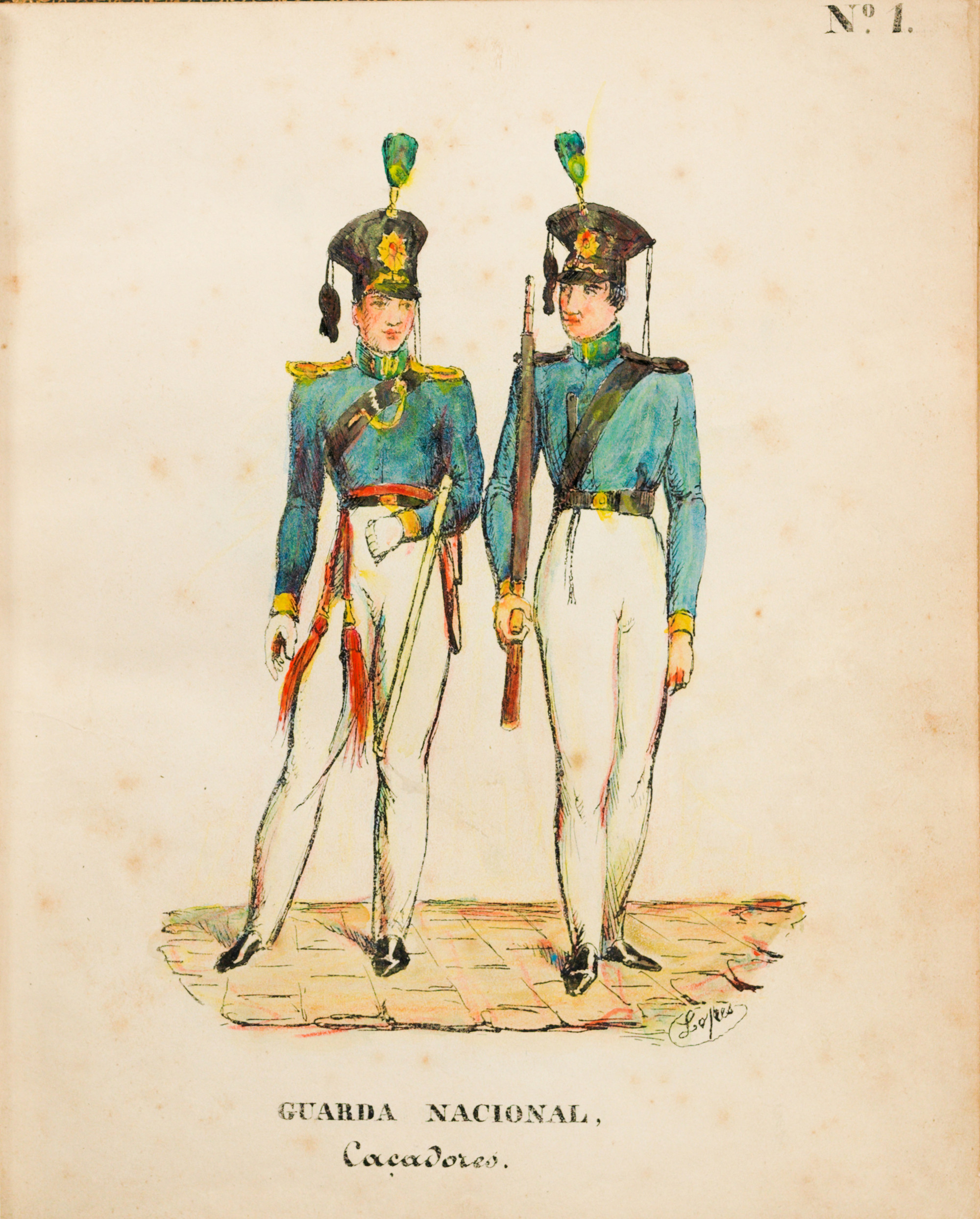 Nº 1. Guarda Nacional, Caçadores