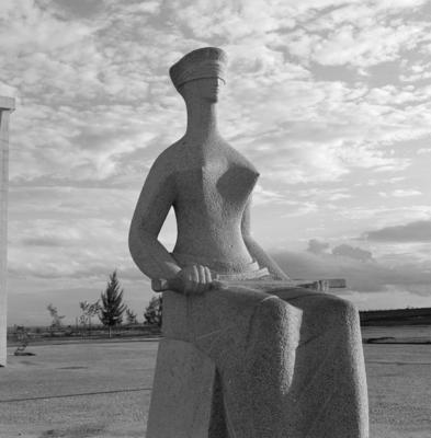 "A Justiça", escultura de Alfredo Ceschiatti