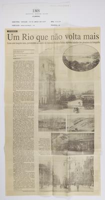 Um Rio que não volta mais: Livro com imagens raras, pertencentes ao acervos do ;Instituto Moreira Salles, reproduz trabalho dos pioneiros da fotografia