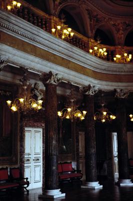 Aspectos do interior do Teatro Amazonas