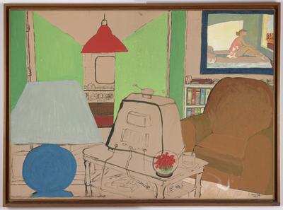 Gato escondido com rabo de fora