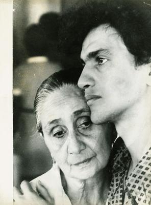 Dona Canô e Caetano Veloso
