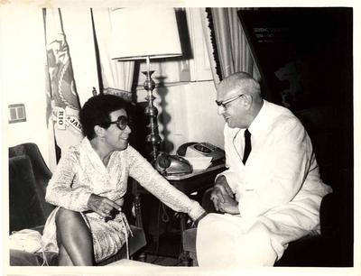 Elizeth Cardoso e Chagas Freitas