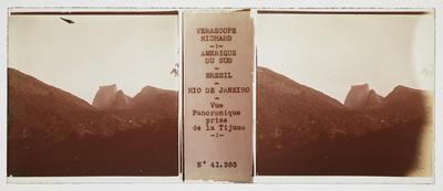 Pedra da Gávea; tomada da Estrada Nova da Tijuca, atual Estrada da Vista Chinesa