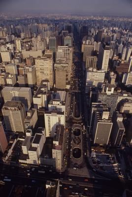 Vista aérea da Avenida Paulista