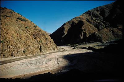Série Bolívia - Caminho de rio seco