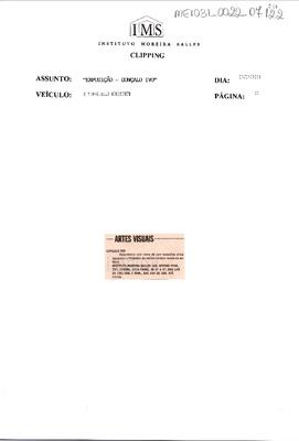 Artes Visuais: Gonçalo Ivo