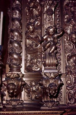 Igreja de São Francisco da Penitência - detalhe do retábulo lateral