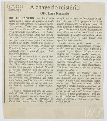 A chave do mistério