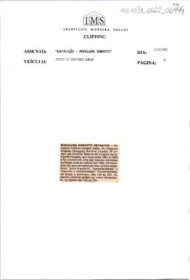 Madalena Shwartz: Retratos