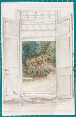 Entrance to "The Spot". from door of Anteroom - 15th July 1854