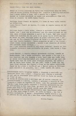 Baden Powell cada vez mais Badens