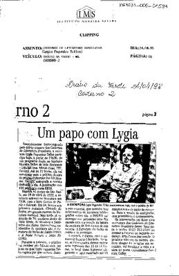 Um papo com Lygia