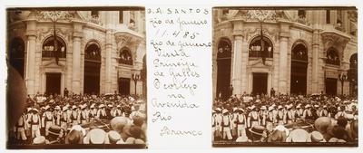 Cortejo por ocasião da visita do Príncipe de Gales