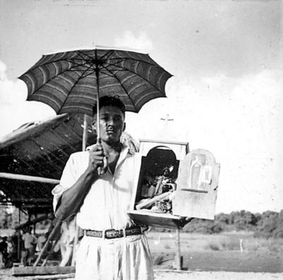 Ilha de Marajó, homem com oratório