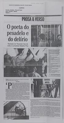 O poeta do pesadelo e do delírio