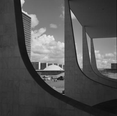 Congresso Nacional visto do Palácio do Planalto