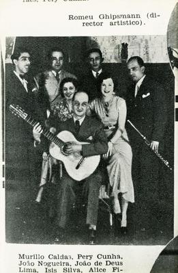 Rogério Guimarães e grupo (reprodução de periódico)