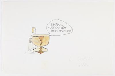 Senador, aqui também está vazando!