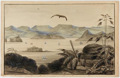 (Panorama da baía do Rio de Janeiro tomado de Santa Teresa)