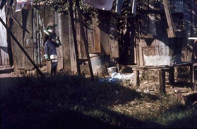 Série Mangueira - Mangueirense em traje verde e rosa