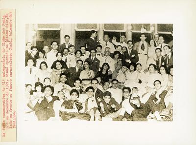 Sinhô e Chaby na festa dos Fenianos (reprodução)