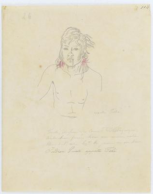 Indígena Guató, chamado Tohé