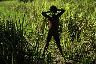 Série Xingu - Criança de povo não identificado