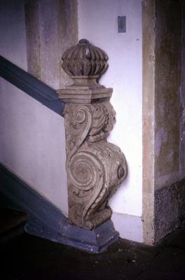 Detalhe de escada - voluta