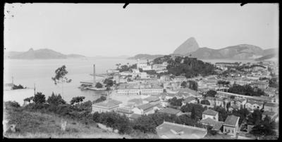 Vista do bairro da Glória e do Morro do Pão de Açúcar