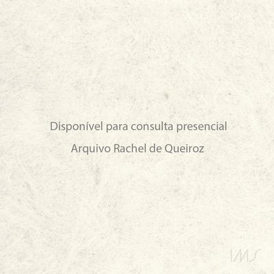 -;-;-;Cafute e Pena-de-Prata;-;-;Resposta a um S.O.S.;-;As ariranhas;Um carteiro bate à porta;Feras, jacarés, Ibama;As memórias de Krieger;-;O mapa do bom caminho;-;-;Die Schweiz und Europa;-;-;-;-;Seu Amâncio;Fim de ano;-;-;-;Lamento de mulher guerreira;-;Jô Soares Onze e Meia n°359 Rachel de Queiroz, Francis Hime e Olívia Hime;-;-;Saíam do Recife;-;Sumiram os soviéticos, voltaram os russos;Hospital em Quixadá;-;-;A dublagem;-;-;Cabeça-Rosilha;-;-;-;1966;A fome propriamente dita;-;Carta ao Menino Jesus;-;-;-;Moro, em país tropical;-;Os escândalos americanos;Falar em Nordeste;-;Mês de novembro;-;Os molucanos;Novembro, por exemplo: em toda...;-;-;-;O botequim;-;-;-;-;-;O ano dois mil;-;-;-;Praticando é que se aprende;A era de Austregésilo na Academia;-;-;Nísia Floresta;O leão doente;-;-;A vitória do feminismo;-;-;-;Os cunhados;-;Ano novo, falas novas;-;-;-;Promessas de ano novo;Ainda há juízes em New Jersey;O padrezinho santo;Água;Bilhete para Raul Lima;Chavantes;Divórcio americano;Fome e esperança;Luizinha, a manicura;Não é a mosca azul;O balão que caiu no mar;O moço quer ingressar na política;Onde é que está a beleza?;Prosa e verso;-;-;-;-;-;-;-;-;-;-;-;-;-;-;-;-;-;-;-;-;-;-;-;-;-;-;-;-;-;-;-;-;-;-;-;-;-;-;-;-;-;-;Vocação;[Comentário sobre Mário de Andrade];A impossível arte de governar;Assunto de cor;Cinema;Congresso no Recife;Eleição;Homenaje a Rondon;Los jovenes y la muerte;O cego Aderaldo;O drama de todo dia;O grande racha;O mundo e a violência;O poder real;Quem quer paz, prepara-se para a paz;Regar a terra com o suor do teu rosto;Tv e teatro;Azulão