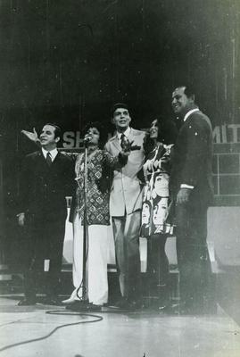 Tito Madi, Cauby Peixoto, Dóris Monteiro e J. Silvestre