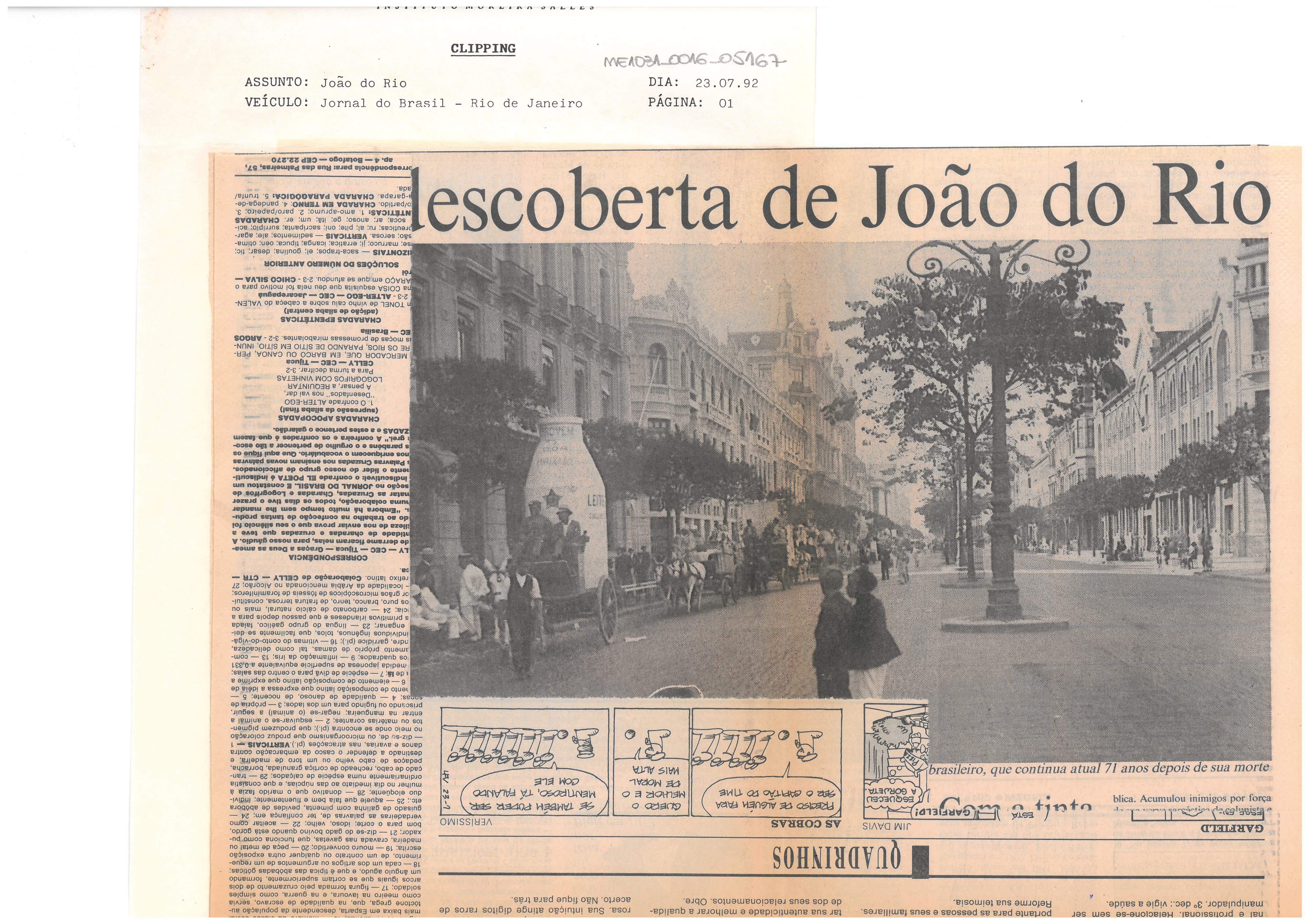 A redescoberta de João do Rio: Inéditos do escritor mostram os PCs do ;início do século