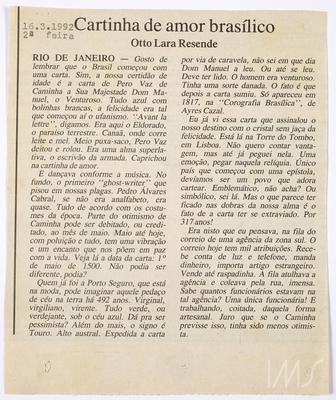 Cartinha de amor brasílico