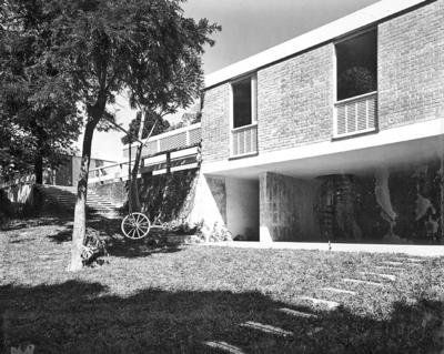 Residência de Kurt Politzer, projeto do arquiteto Wit Olaf Prochnik e de Burle Marx