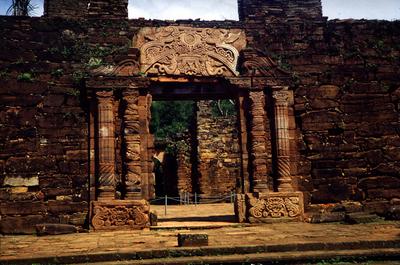 Ruínas da missão jesuítica San Ignacio Miní
